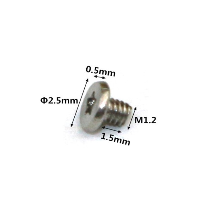 304 Stainless Steel Micro Mini Eyeglass Screw for Watch Computer Nose Pad Miniature Screw