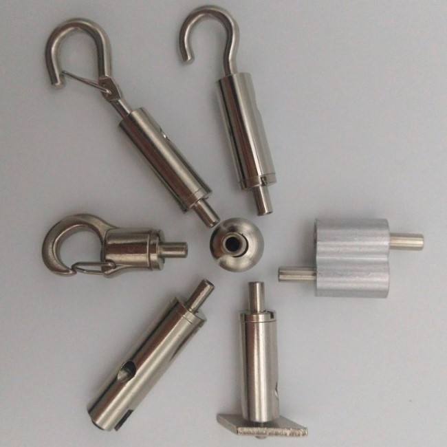 Supplier custom OEM stainless steel cable gripper for LED panel