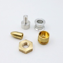 cnc parts Knurled Through-Hole Mounted Components Inserts Stainless Steel Blind-Hole Mounted Nuts-Machining Services