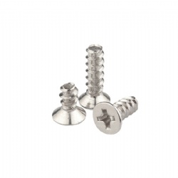 Small Flat Head Micro Tapping Screw Carbon Steel 304 Thread Locker for Watch & Computer Use